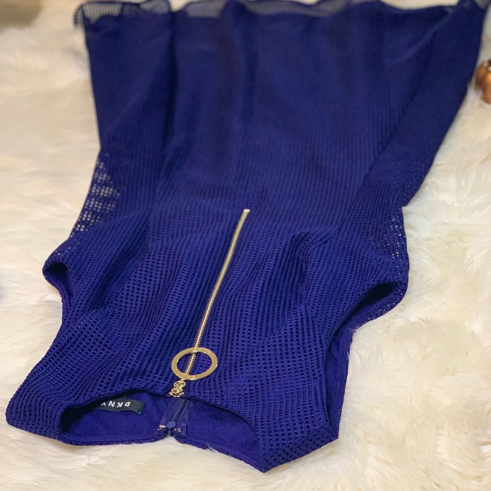 DKNY blue midi dress size 6